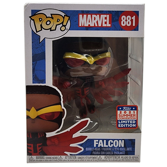 Falcon #881 - Marvel Funko Pop! [2021 Summer Convention Exclusive] - Picture 1 of 5
